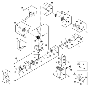 Part Location Diagram of 706307 Briggs and Stratton Cylinder